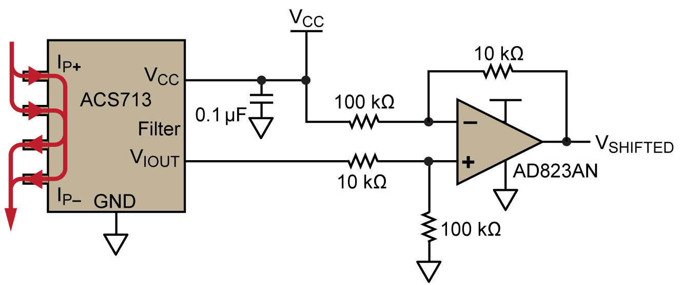 Allegro MicroSystems Shifting the Offset Voltage of Current Sensors