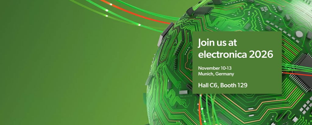 Join Us at Electronica 2026 Hero Banner Image