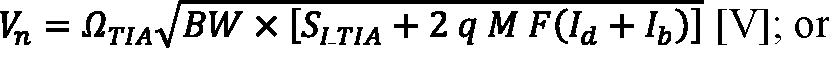 Equation 5 for Limitations of NEP Metric Article