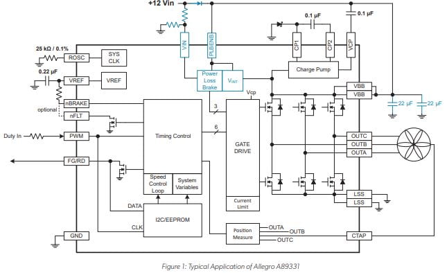 Allegro Part A89331 Typical Application Diagram
