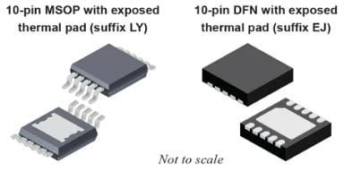 Adjustable frequency, high output current PWM regulator Packaging Image