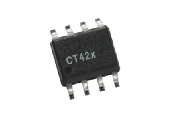 CT42x: 1Mhz, High Precision XtremeSense® TMR Isolated Current Sensor in SOIC-8 Package Product Image