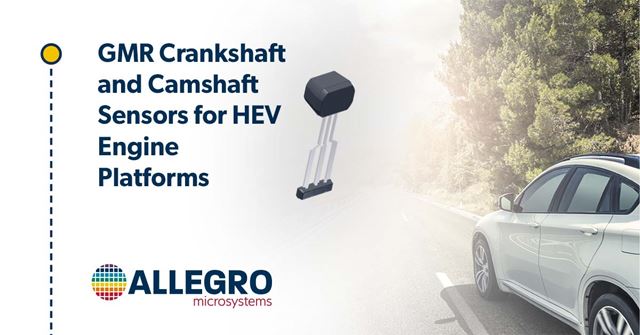 GMR Crankshaft and Camshaft Sensors with white car on road