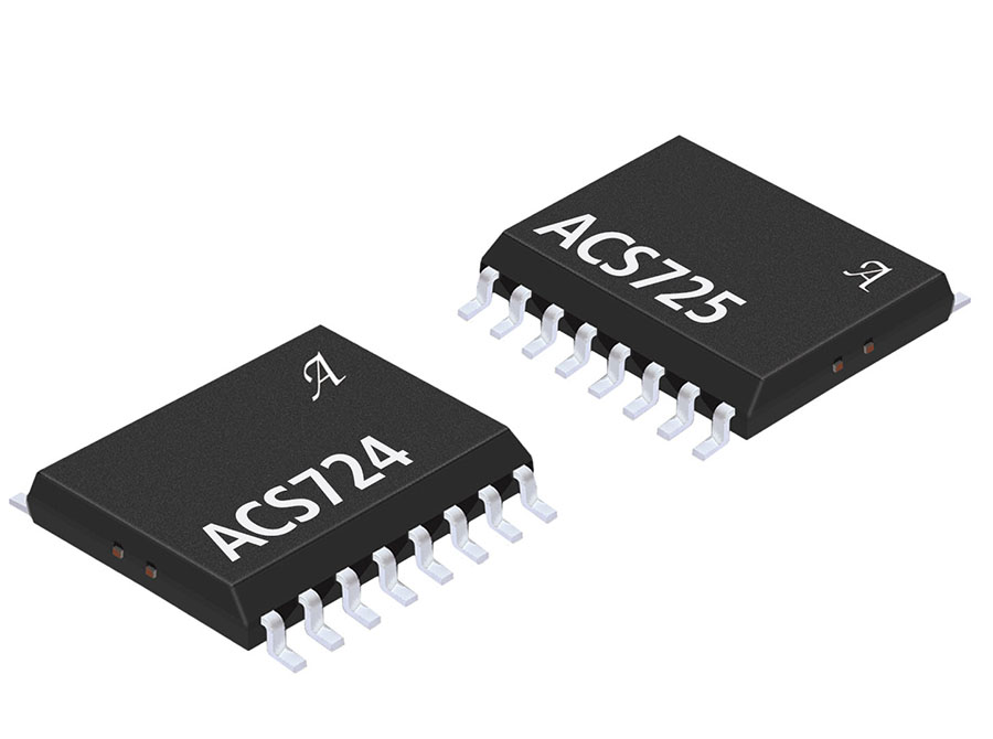 ACS724 and ACS725 Isolated Current Sensors with Stray Field Rejection