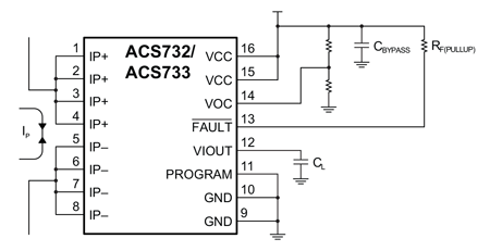 ACS732-3 Typical Application