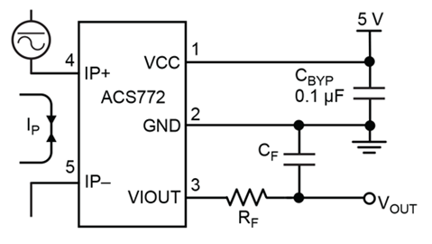 ACS772 Typical Application