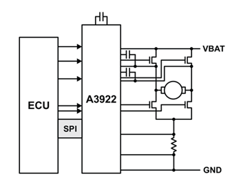 A3922 Typical Application