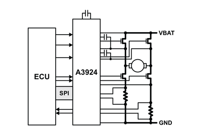 A3924 Typical Application