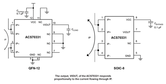 ACS70331 Typical Application