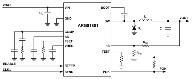 ARG81801 Typical Application