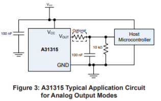 A31315 Typical Application Diagram for Analog
