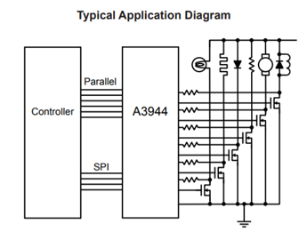 A3944 Typical Application Diagram