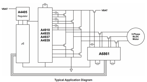 A6861 Typical Application Diagram