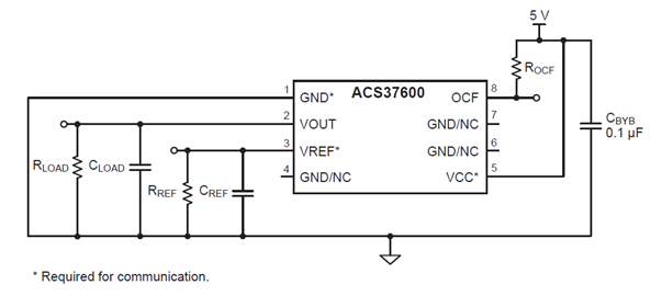 ACS37600 Application Diagram