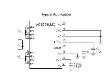 ACS724-MA Typical Application