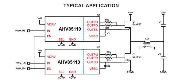 AHV85110 Typical Application